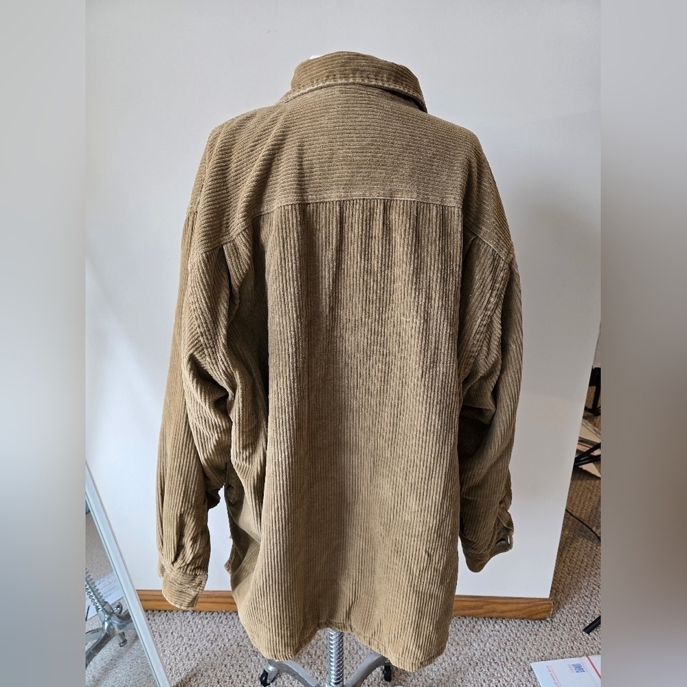 Vintage Abercrombie & Fitch Men's Tan Corduroy Jacket Size XL. - Picture 3 of 8